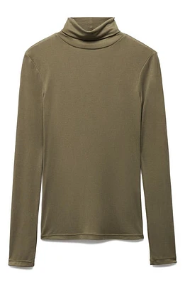 MANGO Modal Blend Turtleneck Top at Nordstrom,