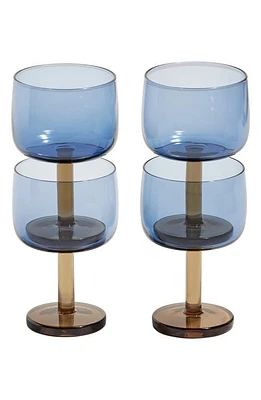 Our Place Set of 4 Party Coupe Glasses in Twilight /Dusk at Nordstrom, Size One Size Oz