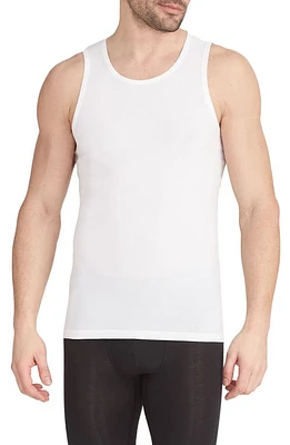 Tommy John 2-Pack Cool Cotton Slim Fit Tanks White Double at Nordstrom,