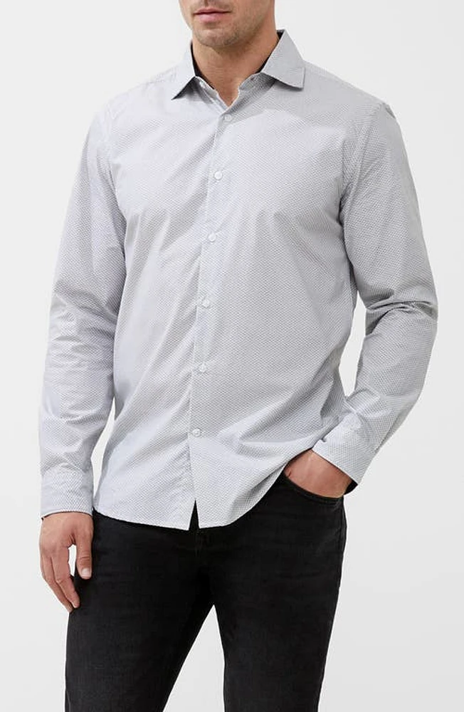 French Connection Allover Print Button-Up Shirt at Nordstrom,