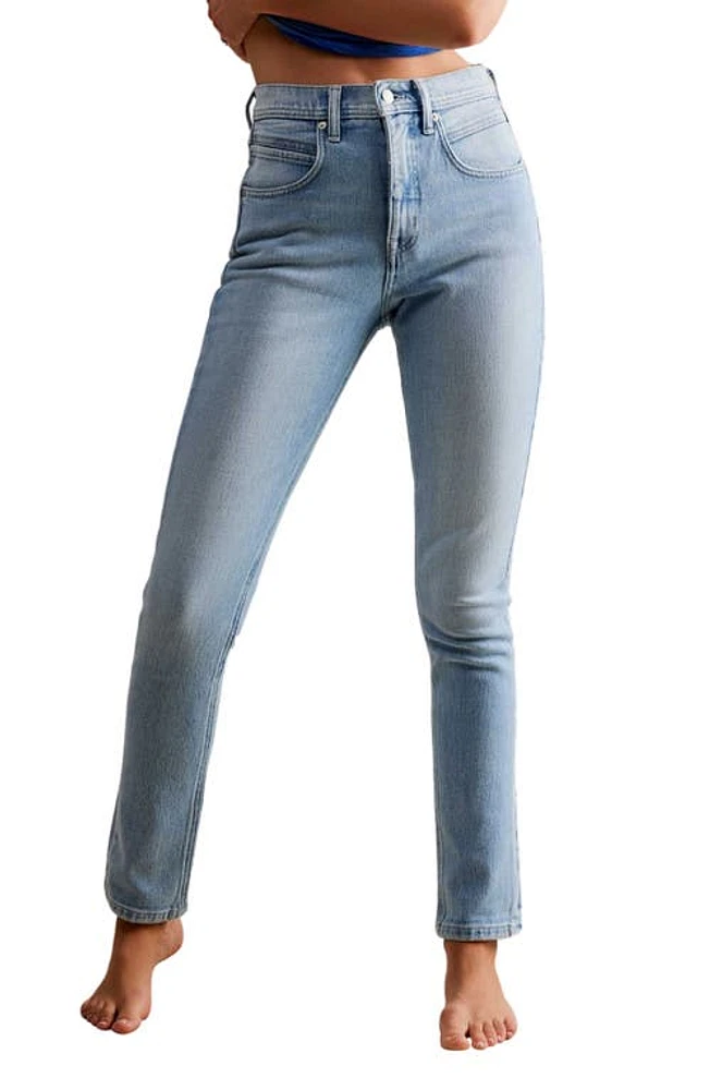 Free People Leila High Rise Slim Leg Jeans at Nordstrom,