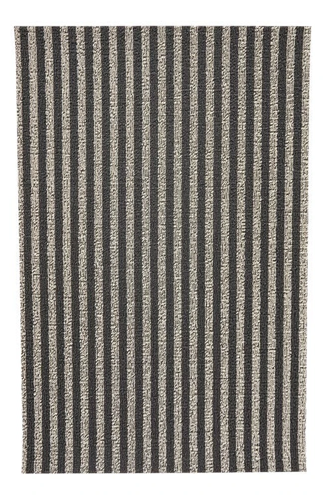 Chilewich Breton Stripe Door Mat in Gravel at Nordstrom