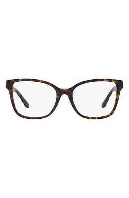 Tory Burch 55mm Oval Optical Glasses in Dark Tort at Nordstrom