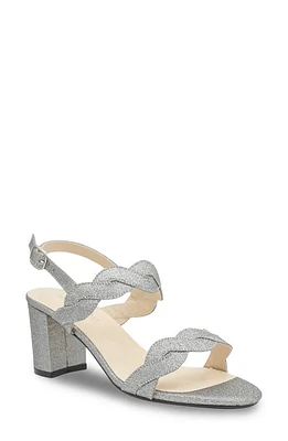 Touch Ups Champagne Ankle Strap Sandal Pewter at Nordstrom,