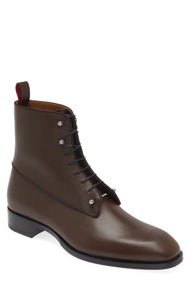 Christian Louboutin Chambeliboot Flat Piercing Detail Boot at Nordstrom,