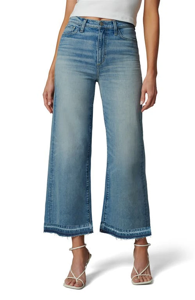 Joe's The Mia High Waist Release Hem Ankle Wide Leg Jeans in Psychedelic at Nordstrom, Size 30