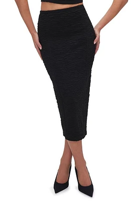 Good American Textured Midi Skirt at Nordstrom,