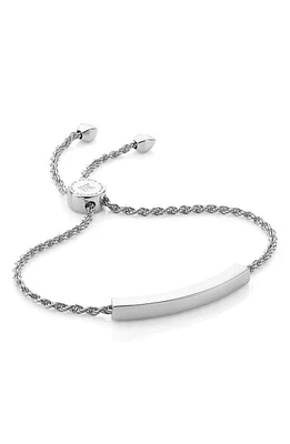 Monica Vinader Linear Friendship Chain Bracelet in Silver at Nordstrom