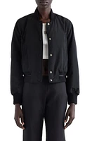 Givenchy Voyou Belted Bomber Jacket Black at Nordstrom, Us