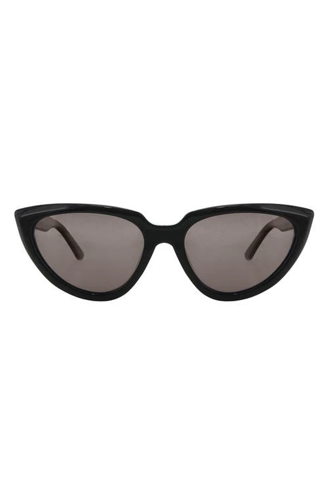 Banbé The Paloma Polarized Cat Eye Sunglasses in Black-Jet at Nordstrom