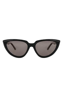 Banbé The Paloma Polarized Cat Eye Sunglasses in Black-Jet at Nordstrom