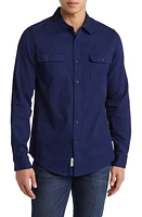 Schott NYC Two-Pocket Flannel Button-Up Shirt Basketweave at Nordstrom,