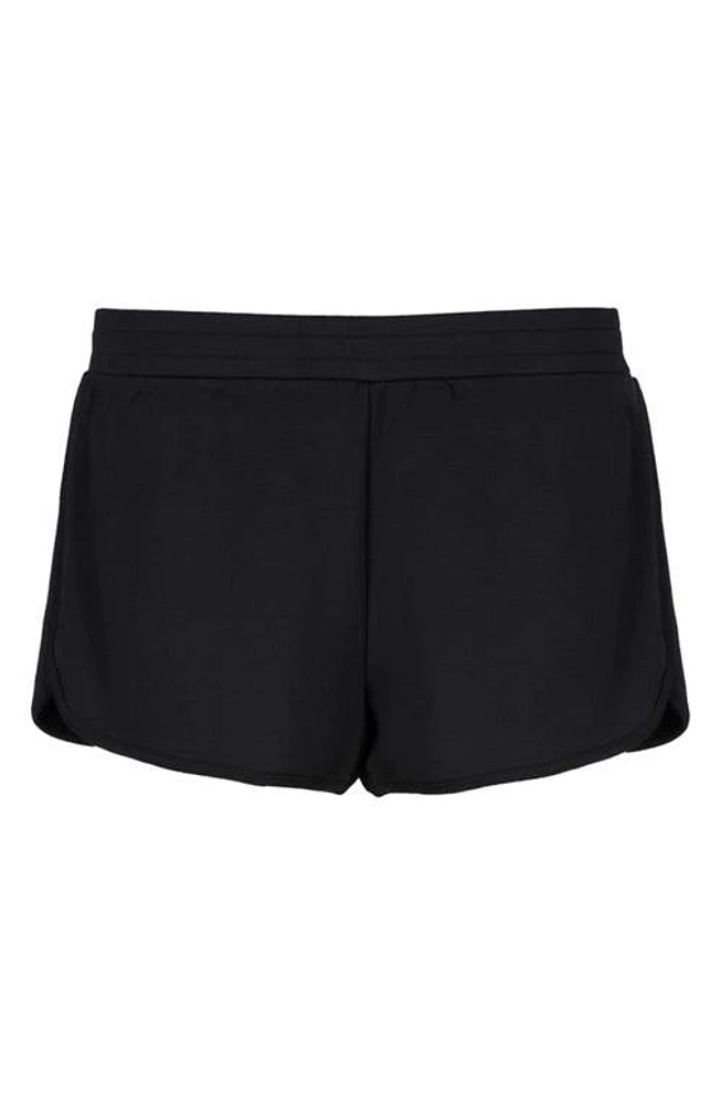 LIVELY The Terry Women's Lounge Shorts Jet Black at Nordstrom,