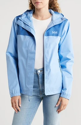 Helly Hansen Vancouver Hooded Rain Jacket in Bright Blue at Nordstrom, Size X-Small