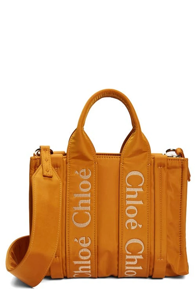 Chloé Small Woody Tote in Golden Yellow at Nordstrom