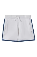 Reiss Heddon Sr. Stripe Accent Shorts White at Nordstrom,