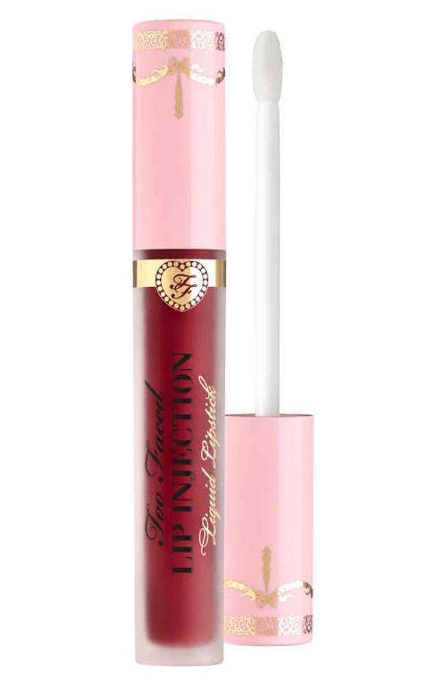 Too Faced Lip Injection Plumping Liquid Lipstick in Boom Boom Pow at Nordstrom