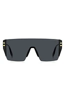 Marc Jacobs 99mm Shield Sunglasses in Black/Grey at Nordstrom