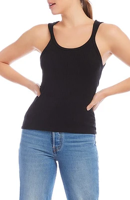 FIFTEEN TWENTY Billy Rib Tank Black at Nordstrom,