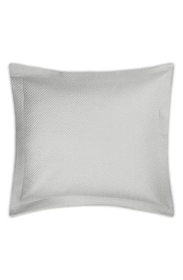 Matouk Alba Quilted Euro Sham in Silver at Nordstrom