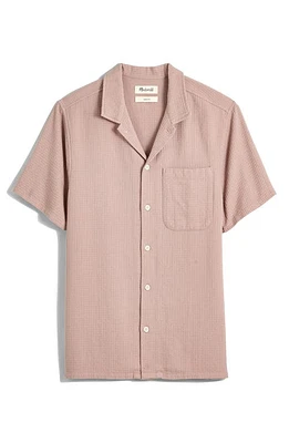 Madewell Woven Waffle Cotton Easy Shirt at Nordstrom,