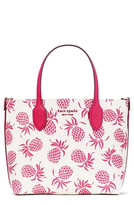 Kate Spade New York bleecker pineapple print tote in Pink/cream at Nordstrom