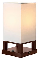 Brightech Maxwell LED Table Lamp with USB Port in Havana Brown at Nordstrom