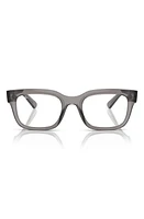 Ray-Ban Chad 54mm Rectangular Optical Glasses in Transparent Grey at Nordstrom