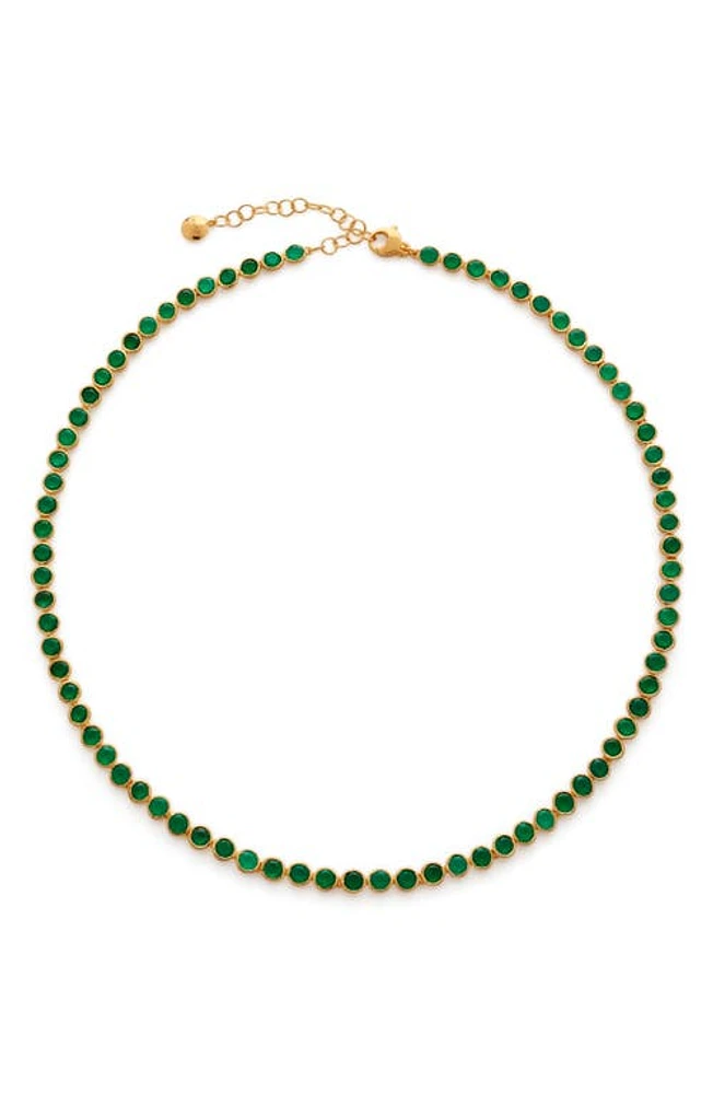 Monica Vinader x Kate Young Tennis Necklace in 18Ct Gold Vermeil On Sterling at Nordstrom