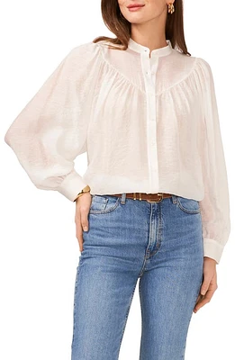 Vince Camuto Yoke Raglan Sleeve Shirt New Ivory at Nordstrom,