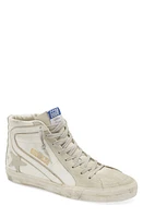 Golden Goose Slide High Top Sneaker White/Ice at Nordstrom