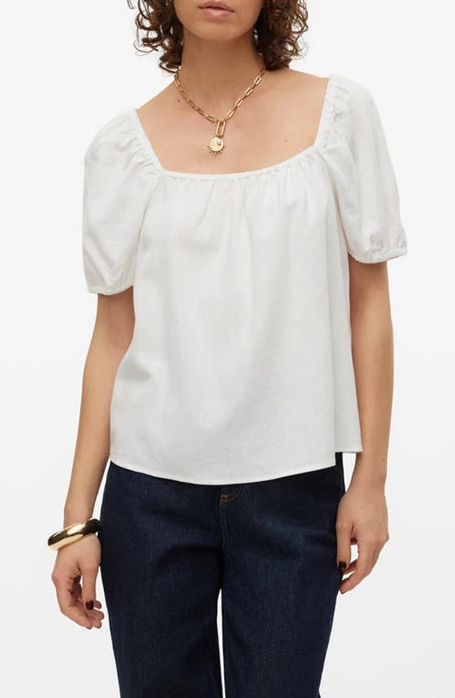 VERO MODA My Milo Puff Sleeve Top at Nordstrom,