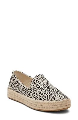 TOMS Carolina Platform Espadrille Sneaker Mini Chetah at Nordstrom,