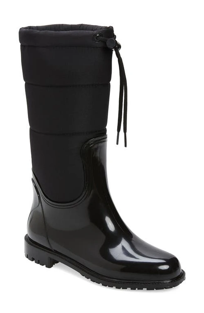 WET KNOT Lombard Waterproof Rain Boot Black at Nordstrom,