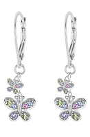 Chanteur Kids' Butterfly Charm Earrings in Multi at Nordstrom