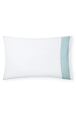 SFERRA Casida Pillowcase in White/Poolside at Nordstrom