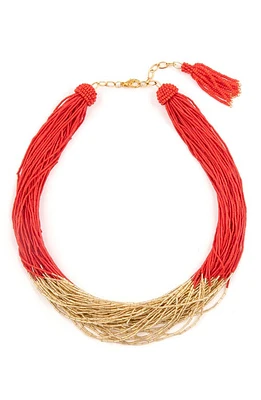 Deepa Gurnani Loretta Beaded Layered Necklace at Nordstrom