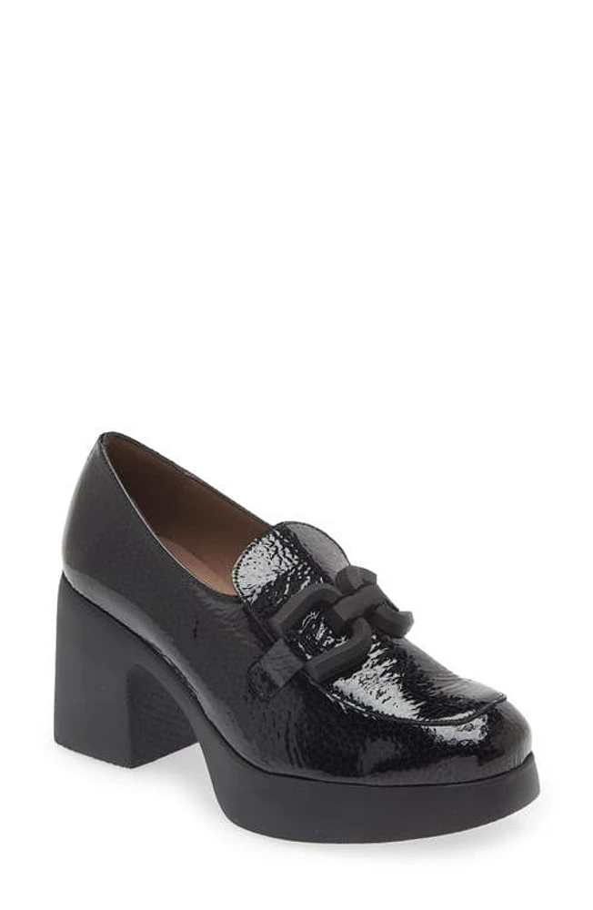 Wonders Platform Pump in Black Patent Leather at Nordstrom, Size 8-8.5Us