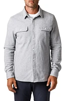 Western Rise Transit Knit Button-Up Overshirt at Nordstrom,