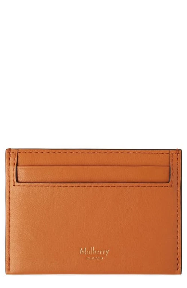 Mulberry Leather Card Case in Sunset at Nordstrom