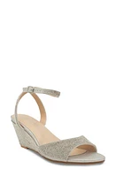 Touch Ups Moxie Ankle Strap Wedge Sandal Silver at Nordstrom,