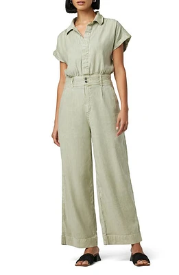 Joe's The Lexi Stretch Linen Blend Jumpsuit Elm at Nordstrom,