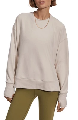 Varley Horton Side Zip Sweatshirt Cement Marl at Nordstrom,