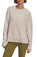 Varley Horton Side Zip Sweatshirt Cement Marl at Nordstrom,