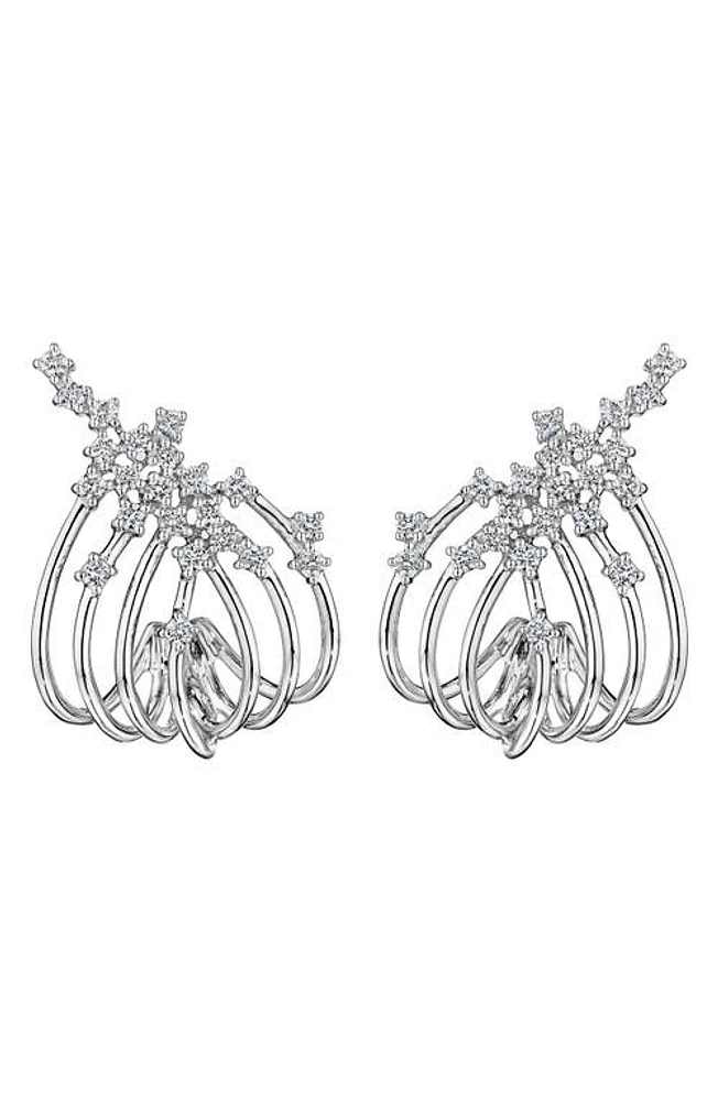 Hueb Luminus Diamond Drop Earrings in White Gold at Nordstrom