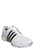 adidas Golf Tour360 24 Boost Shoe White/Black/Green Spark at Nordstrom,