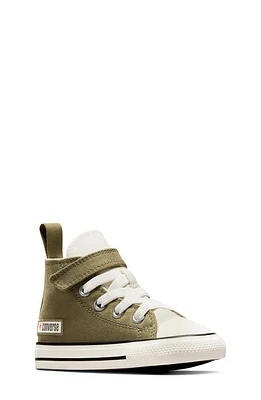 Converse Kids' Chuck Taylor All Star 1V High Top Sneaker Mossy Sloth/Egret/Orange at Nordstrom