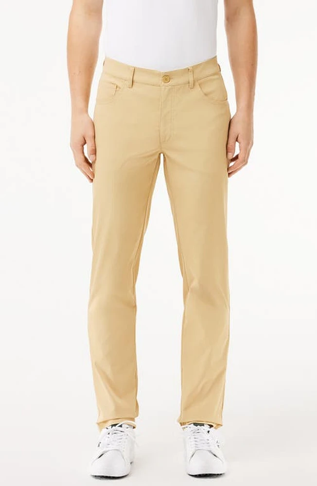 Lacoste Slim Fit Performance Golf Pants at Nordstrom,