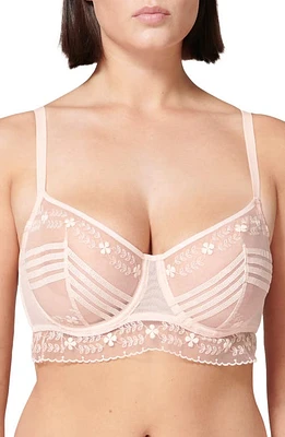 Simone Perele Marthe Demi Underwire Bra Petal Powder at Nordstrom,