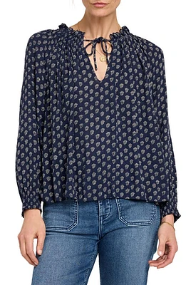 Faherty Emery Print Blouse Lotus Floral at Nordstrom,